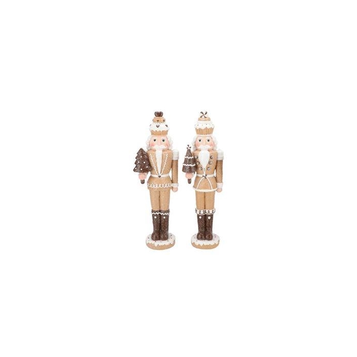<h4>Candy Gingerbread Brown Nutcracker Ass 12x9x37cm</h4>