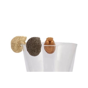 Hedgehog Woods Brown Hanging Polystone Ass 6x5x7cm