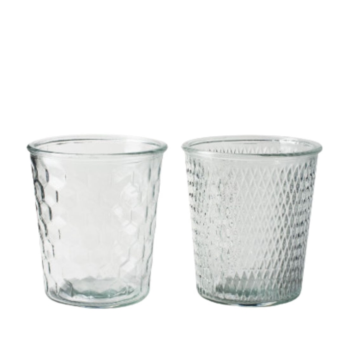 <h4>Glas Retro vaas d14*15cm</h4>