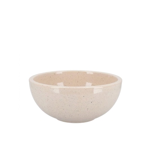 Ceramic Beige Stone Bowl 18x9cm