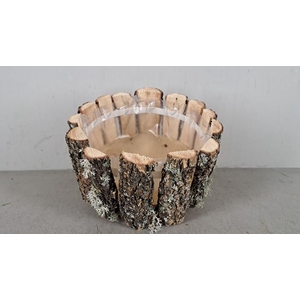 Planter Oak Ø25x12cm