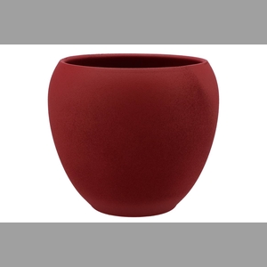 Vinci Red Velvet Flower Pot 28x24cm