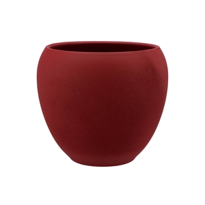 Vinci Red Velvet Flower Pot 28x24cm