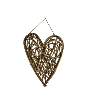 Liefde Deco hanger hart vine 40cm