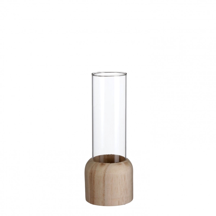 <h4>Glas Buis+voet d05*18cm</h4>