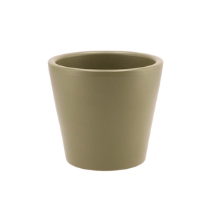 Vinci Army Green Container Pot 15x13cm