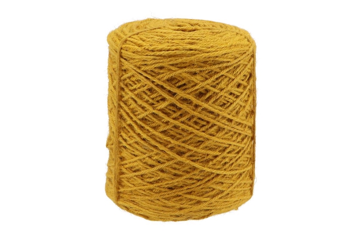 <h4>Ribbon Flax Cord Jute Yellow 3,5mm 1kg Nm</h4>