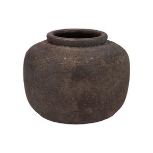 Batu Grey Jug Low 32x25cm Nm