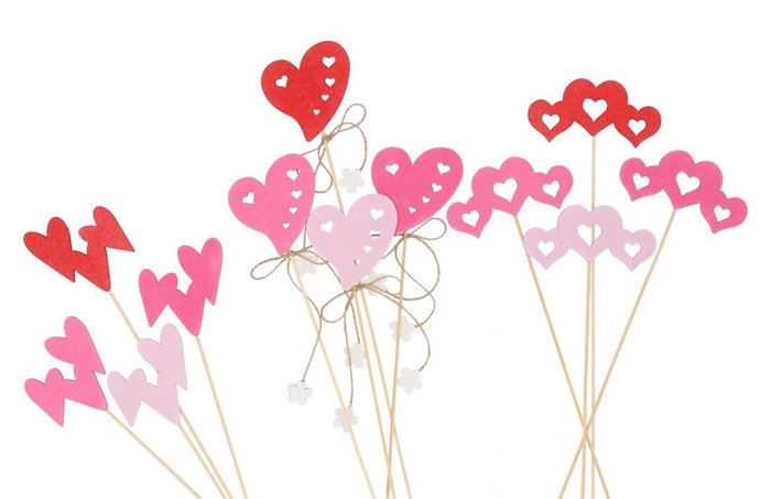 <h4>Pick Red/pink Heartbreakers Ass 28cm P/24</h4>