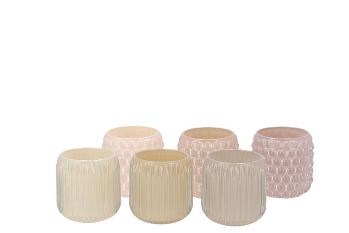 <h4>Roman Natural T-light Bubble Ass 9x9cm</h4>