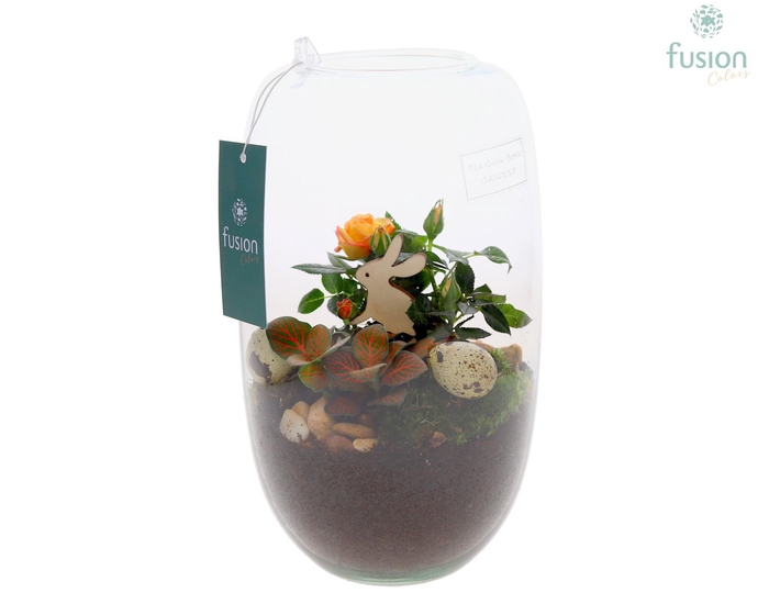 <h4>Green Bottle Isabella Medium Pasen met arrangement</h4>