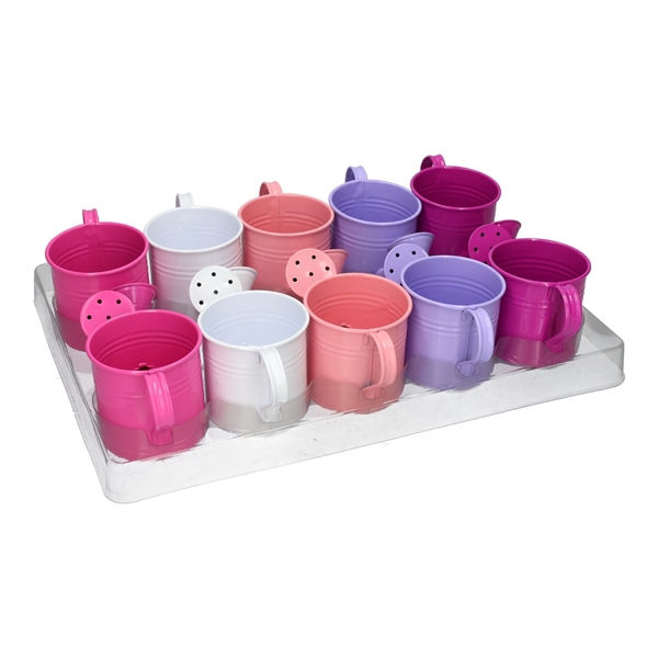 <h4>Watering can d7.7xh7 mixed tray 5 assorti</h4>