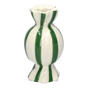 DF11-730456300 - Vase Candy1 d6xh11.5 green/white