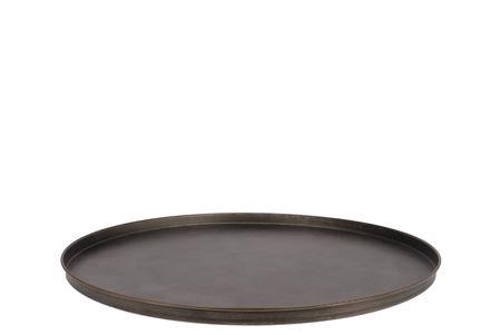 <h4>Coaster Bronze Tray Metal 36x36x2cm Nm</h4>