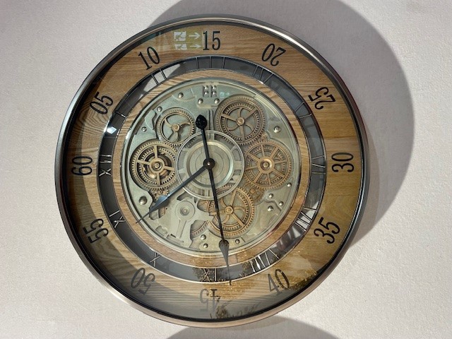 <h4>Clock Gear Ø60cm Nickel 18228</h4>