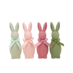 Easter Flock Summer Blush Bunny Mini Ass 7x7x20cm