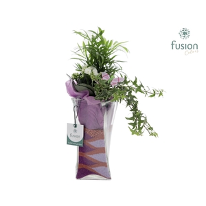 Glazen Twistervaas met Arrangement