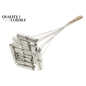 Jute Stick Posy on stem Platina