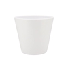 Vinci Matt White Container Pot 24x22cm