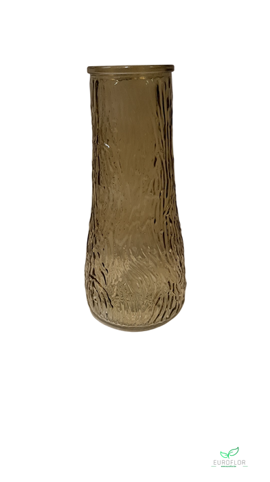 VASE D9 H20 OCRE