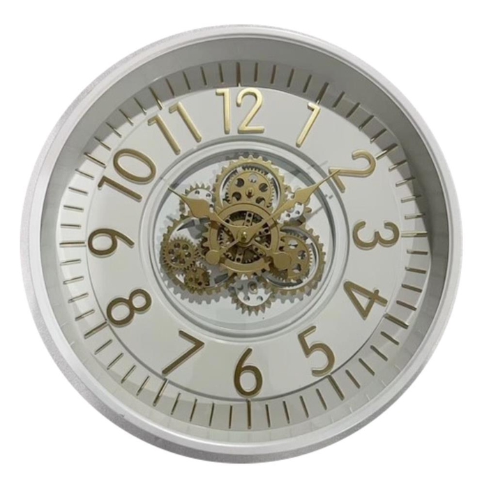 <h4>Clock Gear Ø53cm White 31029</h4>