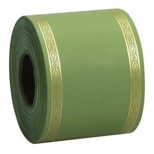Ruban deuil vert clair