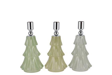 <h4>Jazz Nordic Green Candle Holder X-mas Tree Ass 9x1</h4>