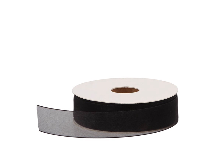 <h4>Ribbon Organza 85 Black 50mx25mm</h4>