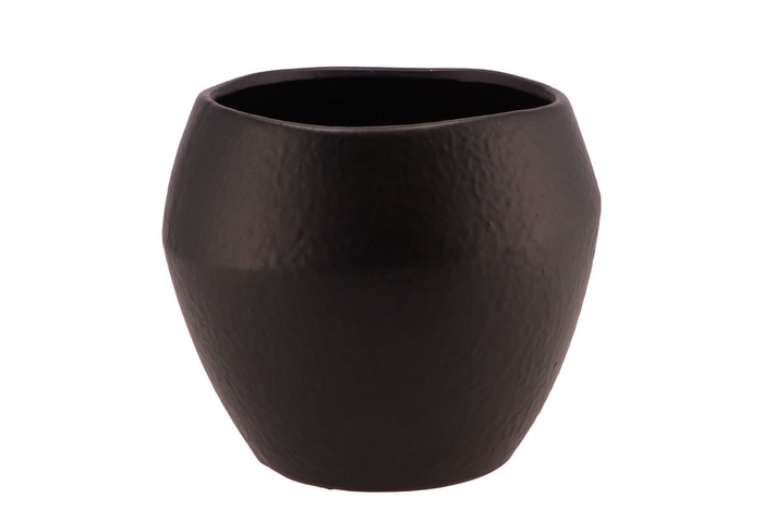 <h4>Amarah Black Pot Sphere Shaded 21x17,5cm</h4>
