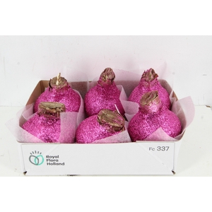 BOL HIPP WAX CERISE+GLITTER