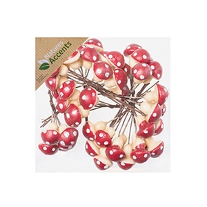 Herfst Paddenstoel/draad d2cm x48