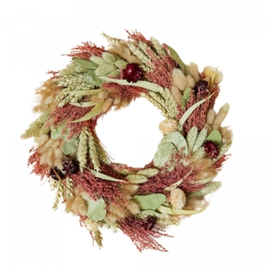 Wreath d35cm Rosewood