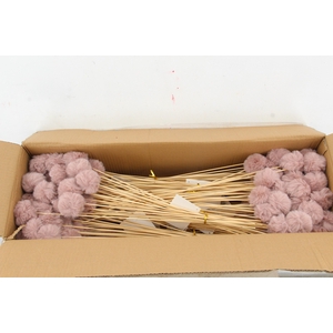 Stick Ball Fluffy Ø6 Old Pink