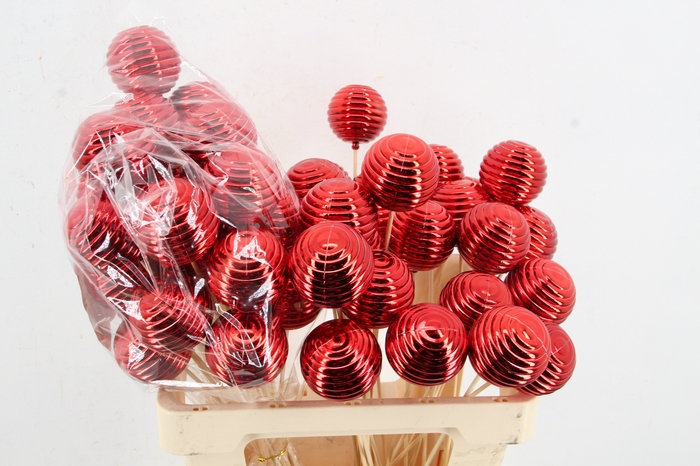 <h4>Stick Ball Thread Shiny Ø6 Red</h4>