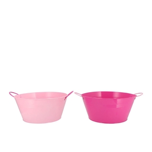 Zinc Basic Fuchsia/pink Ears Bowl 30x14cm Nm
