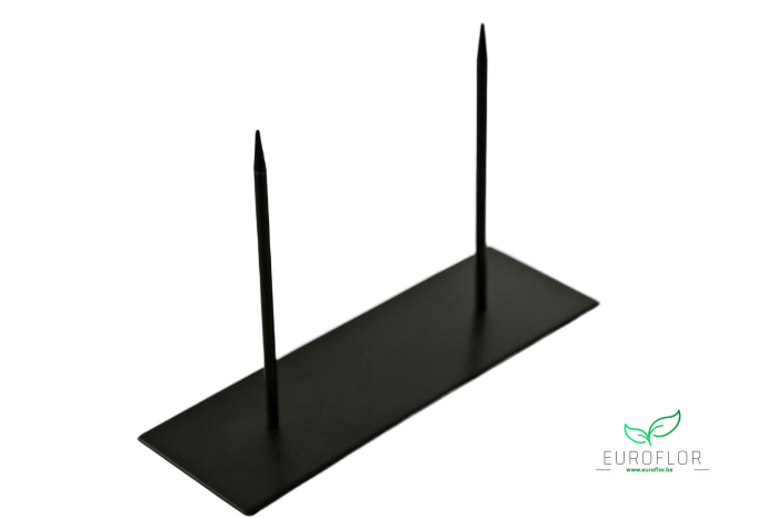 METAL FRAME BLACK 2PINS 30*10CM