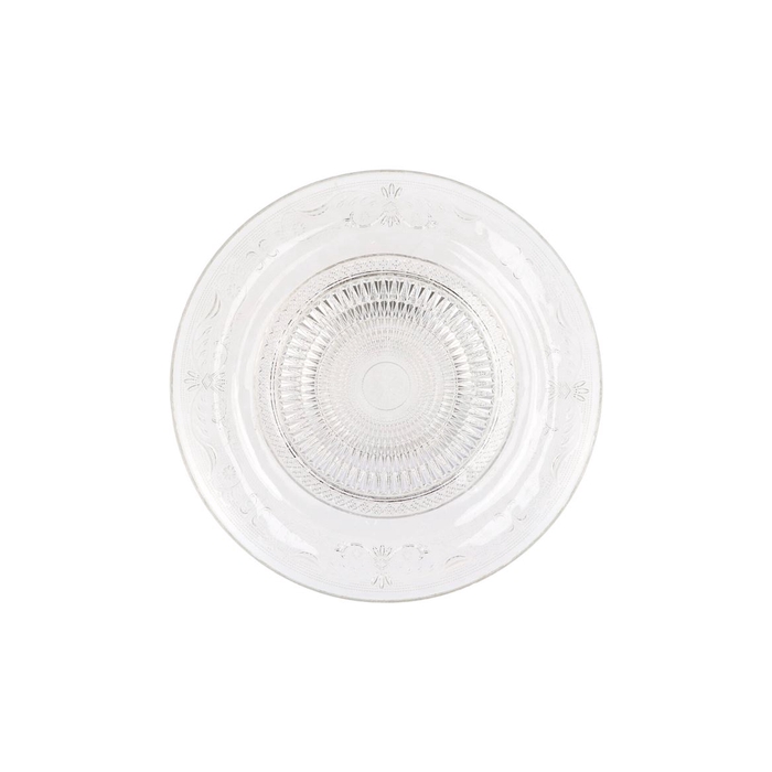 <h4>Dayah Transparent Glass Plate 29x2,5cm</h4>