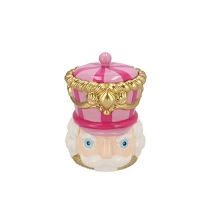 Candy Nutcracker Pink/lila Jar 14x14x20cm Nm
