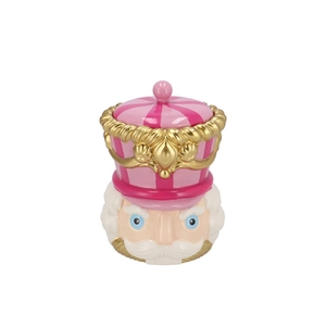 Candy Nutcracker Pink/lila Jar 14x14x20cm Nm