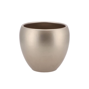 Vinci Champagne Flower Pot 17x15cm