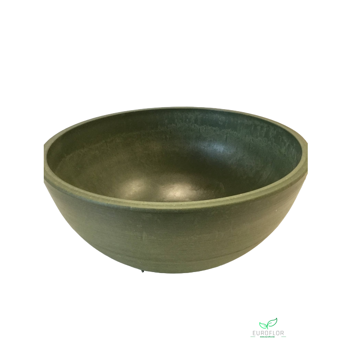 <h4>COCOON ECO FRIENDLY POT  Ø33X16.5 CM S-FINISH OLIVE</h4>