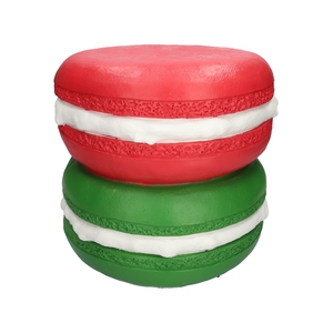 DF03-666350900 - Side table Macaron d33.5xh31.5 red/green