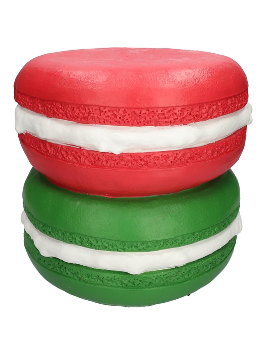 <h4>DF03-666350900 - Side table Macaron d33.5xh31.5 red/green</h4>