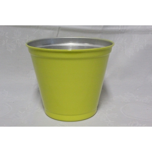 CACHEPOT DE ALUMINIO P15 AMARELO