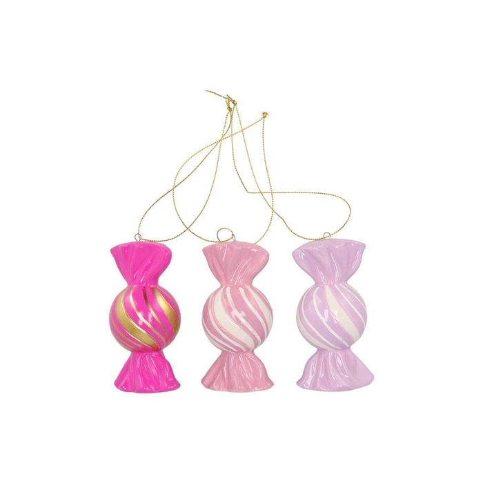 <h4>Candy Gold Pink/lila Mix Hanger Round Ass 6x5x10cm</h4>