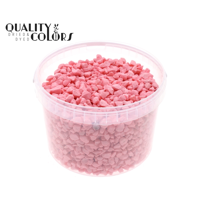 <h4>Rocks 3 ltr bucket Pink</h4>