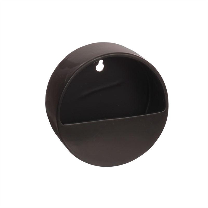 <h4>Wall hanger l. 19 w.19 h.8 cm zw.</h4>