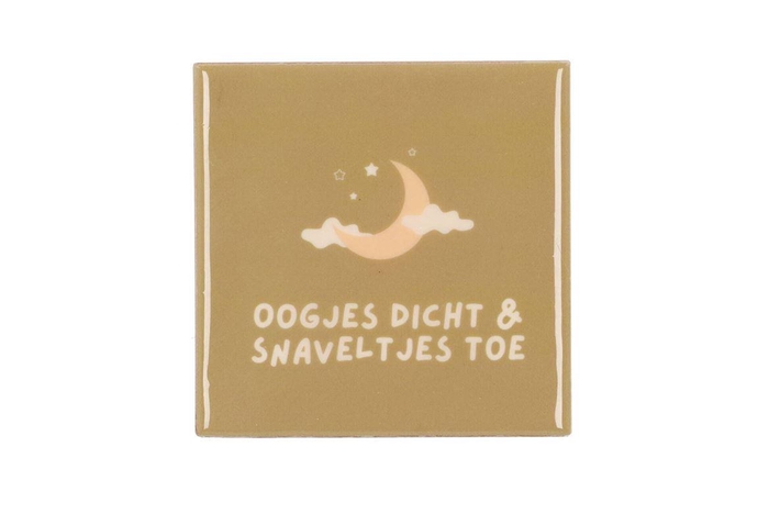 <h4>Tile Oogjes Dicht Snaveltjes Toe Brown 10x10x1cm Nm</h4>