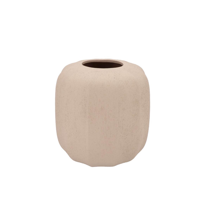<h4>Sidney Sand Bleached Vase 23x23x25cm</h4>