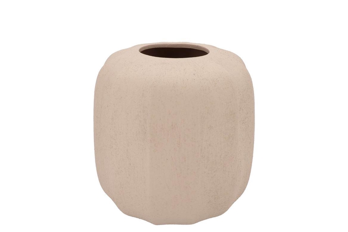 Sidney Sand Bleached Vase 23x23x25cm